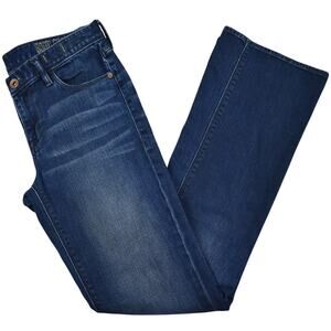 Y2K Madewell bootlegger bootcut dark blue cotton denim jeans low rise size 27